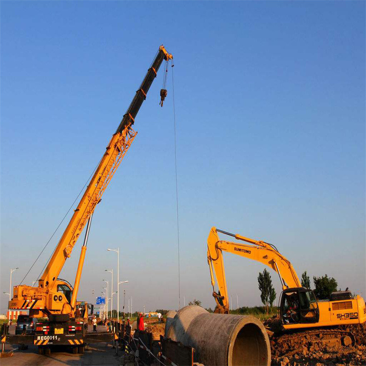 虞城挖机用吊车怎么吊